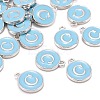 Platinum Plated Alloy Enamel Charms LS-X-ENAM-S118-04C-P-4