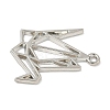 Alloy Open Back Bezel Pendants FIND-L025-07P-2