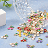 60Pcs 6 Colors Alloy Enamel Charms FIND-TA0002-31-7