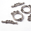 Tibetan Style Alloy Toggle Clasps X-LF10795Y-2