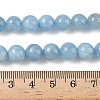 Natural Aquamarine Beads Strands G-D327-C03-8mm-5