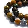 Natural Ocean Jasper Beads Strands G-P457-C03-04-2