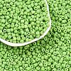 Frosted Opaque 6/0 Glass Seed Beads SEED-R029-4mm-A03-2