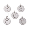 304 Stainless Steel Charms STAS-Q201-T445-2S-2