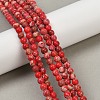Dyed Natural Regalite/Imperial Jasper/Sea Sediment Jasper Beads Strands G-B124-C04-6