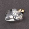 Spray Painted Glass Pendants GLAA-N035-016-A03-4