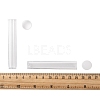 Clear Tube Plastic Bead Containers with Lid X-C066Y-6