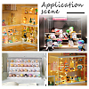 2-Tier Transparent Acrylic Minifigures Display Case ODIS-WH0043-68A-6