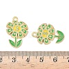 Alloy Enamel Pendants ENAM-I082-01G-01-3