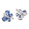 SHEGRACE Butterfly Brass Micro Pave Cubic Zirconia Spacer Bars XGRQ5K576-825P-B-2
