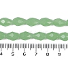 Electroplate Imitation Jade Glass Beads Strands EGLA-N013-J6mm-D04-4