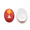 Acrylic Rhinestone Flat Back Cabochons GACR-Q011-30x40-M-3