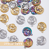 24Pcs 3 Colors 304 Stainless Steel Pendants STAS-DC0013-17-3