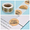 Self-Adhesive Kraft Paper Gift Tag Stickers DIY-G013-A18-4