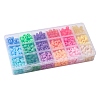 810Pcs 18 Style Opaque & Transparent Plastic Beads KY-YW0001-44-6