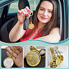 4Pcs Alloy Keychain Clasps KEYC-FG0001-17G-5