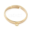 Adjustable Brass Finger Ring Trays for Hanging Pendant KK-K414-03A-G-2