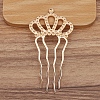 Alloy Hair Comb Findings PW-WGF8823-03-1