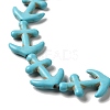 Synthetic Turquoise Dyed Beads Strands X-G-E594-07-3