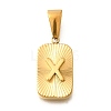 304 Stainless Steel Pendants STAS-S161-01X-G-1