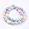 Spray Painted Resin Beads Strands RESI-N027-04A-2