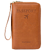 Rectangle PU Leather Travel Passport Wallet Cover AJEW-WH20096-52A-1