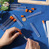 150Pcs Plastic Sewing Needle Organizers Tubes with Cap CON-CA0001-037A-3