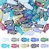 60Pcs Painted Glass Beads GLAA-SC0003-28-1