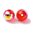 AB Color Plated Glass Beads EGLA-P059-02B-AB06-2