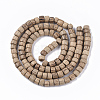 Undyed & Natural Coconut Wood Beads Strands X-WOOD-T024-049-2