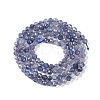 Natural Iolite Beads Strands LS-G-N342-32-3