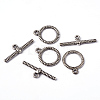 Tibetan Style Alloy Toggle Clasps X-LF1543Y-2