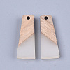 Resin & Wood Pendants X-RESI-S358-59A-2