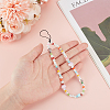 Resin Lanyard Wrist Strap Phone Star Charms Straps DIY-WH20003-12-3