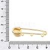 Virgin Mary Brass Safety Pins Brooch Findings KK-E802-41B-G-3