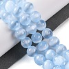 Natural Selenite Beads Strands G-C142-01A-03-2