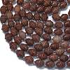 Natural Purple Aventurine Beads Strands G-K389-D14-01-3
