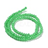 Baking Paint Imitation Jade Glass Bead Strands DGLA-A034-J4MM-A10-2