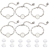  DIY Blank Dome Bracelet Making Kit DIY-NB0009-80-1