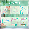 Transparent Acrylic Earring Display Stand EDIS-HY0001-03B-6