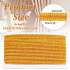 Polyester Metallic Braided Lace Trim OCOR-WH0074-92G-2