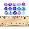 375Pcs 15 Style Spray Painted & Baking Painted & Drawbench & Translucent Glass Beads GLAA-FS0001-36-6