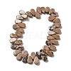Natural Rhodonite Beads Strands G-B064-B31-3