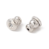 Rack Plating Brass Ear Nuts KK-G433-03P-2