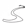 304 Stainless Steel Cable Chain Necklace for Men Women NJEW-K245-014E-1