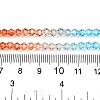 Gradient Color Baking Paint Glass Bead Strands X1-DGLA-A039-T2mm-A016-5