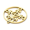 304 Stainless Steel Pendants LS-STAS-D036-09G-2