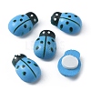 Spray Painted Wood Cabochons WOOD-WH0024-119B-2