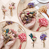 10Pcs 10 Styles Mini Dried Flower Bouquet AJEW-PH0008-78-4