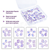 40Pcs 8 Styles K9 Glass Rhinestone Cabochons MRMJ-DC0001-02-4